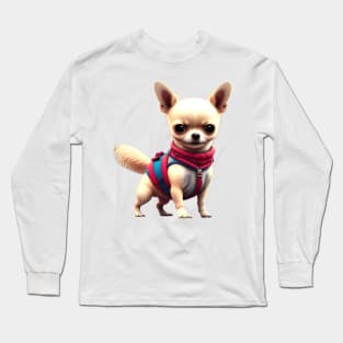 Chihuahua in suit Long Sleeve T-Shirt